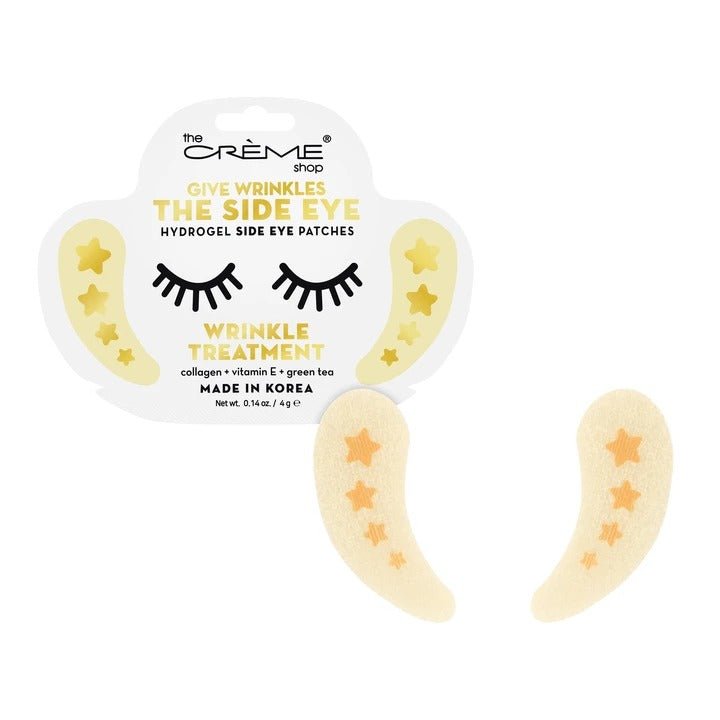 Give Wrinkles The Side Eye - Hydrogel Side Eye Patches, Wrinkle Treatment YELLOW - MAKEUPMX Distribuidora
