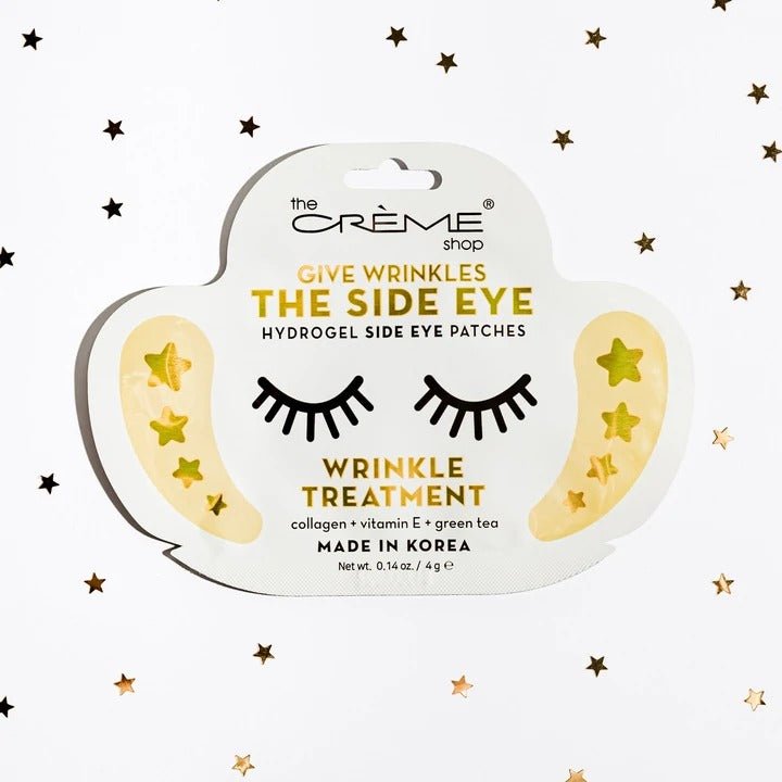 Give Wrinkles The Side Eye - Hydrogel Side Eye Patches, Wrinkle Treatment YELLOW - MAKEUPMX Distribuidora