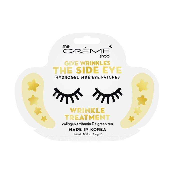 Give Wrinkles The Side Eye - Hydrogel Side Eye Patches, Wrinkle Treatment YELLOW - MAKEUPMX Distribuidora