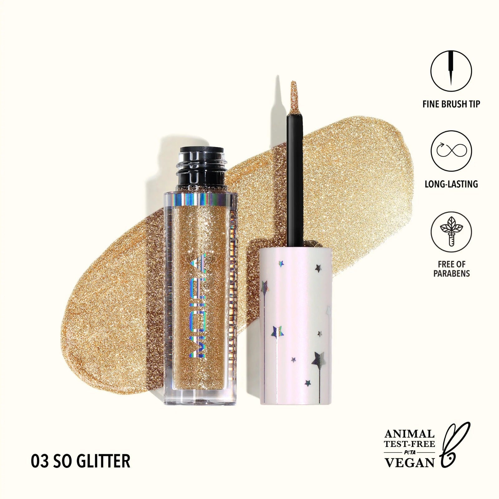 Glitter Eyeliner - MAKEUPMX Distribuidora