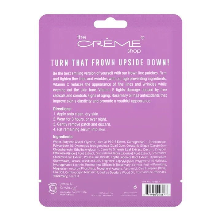 Hydrogel Frown Line Patches - MAKEUPMX Distribuidora