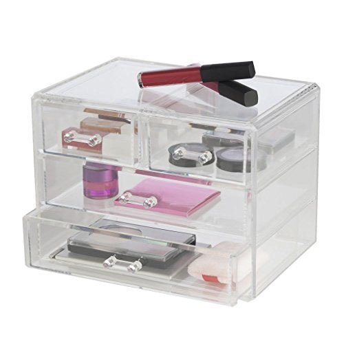 Large 4 Drawer Cosmetic Organizer - MAKEUPMX Distribuidora