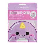 Lighten Up, Skin! Animated Narwhal Face Mask - Brightening Vitamin C - MAKEUPMX Distribuidora