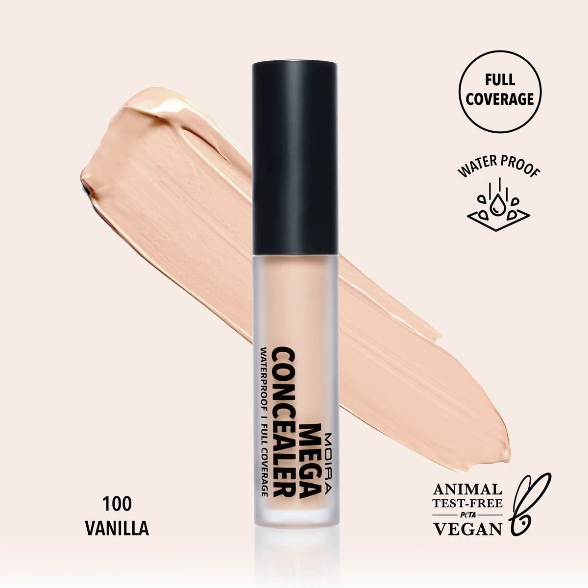 Mega Waterproof Concealer - MAKEUPMX Distribuidora