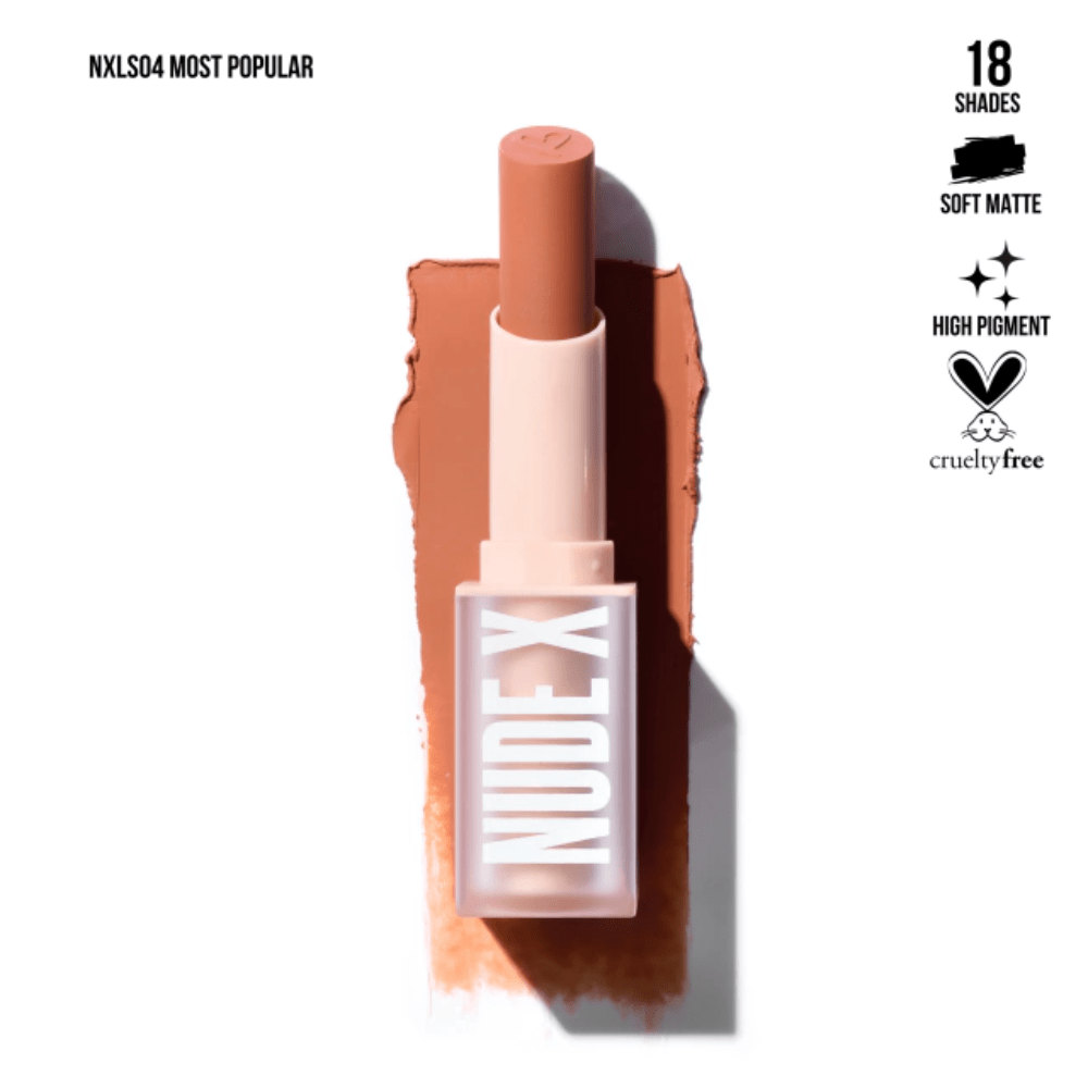 Nude X Lipstick - MAKEUPMX Distribuidora