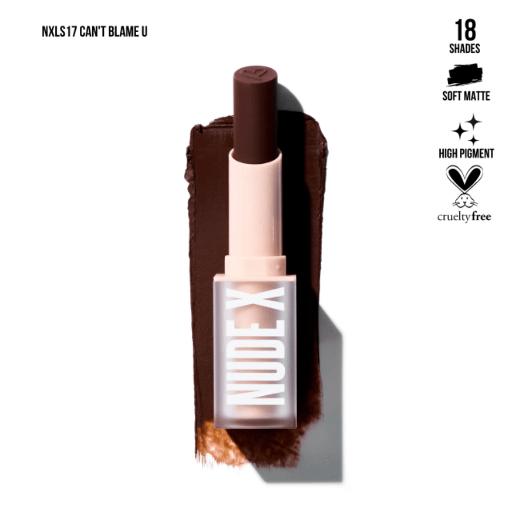 Nude X Lipstick - MAKEUPMX Distribuidora