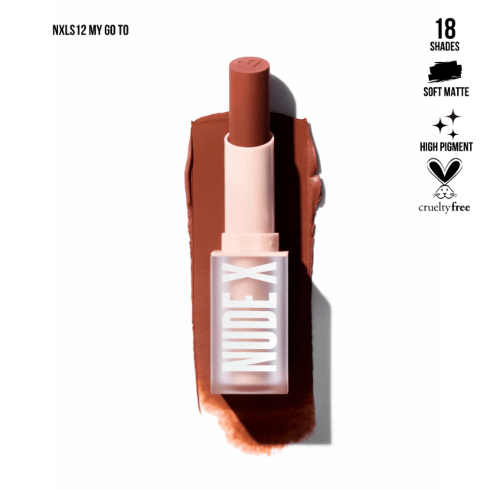 Nude X Lipstick - MAKEUPMX Distribuidora