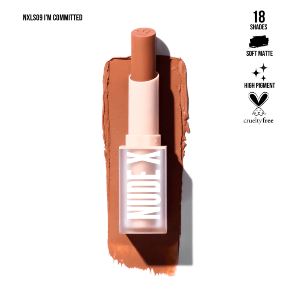 Nude X Lipstick - MAKEUPMX Distribuidora