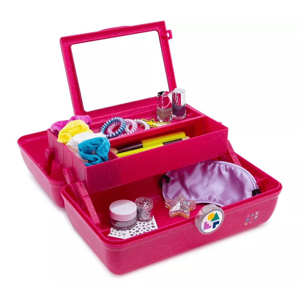 On The Go Girl Deep Pink Sparkle/Silver - MAKEUPMX Distribuidora
