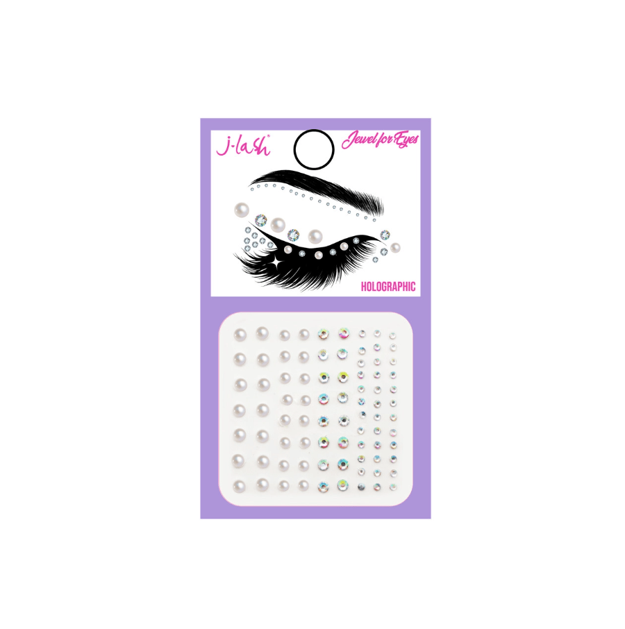 Pearls & Holographic Jewels - JE7 - MAKEUPMX Distribuidora