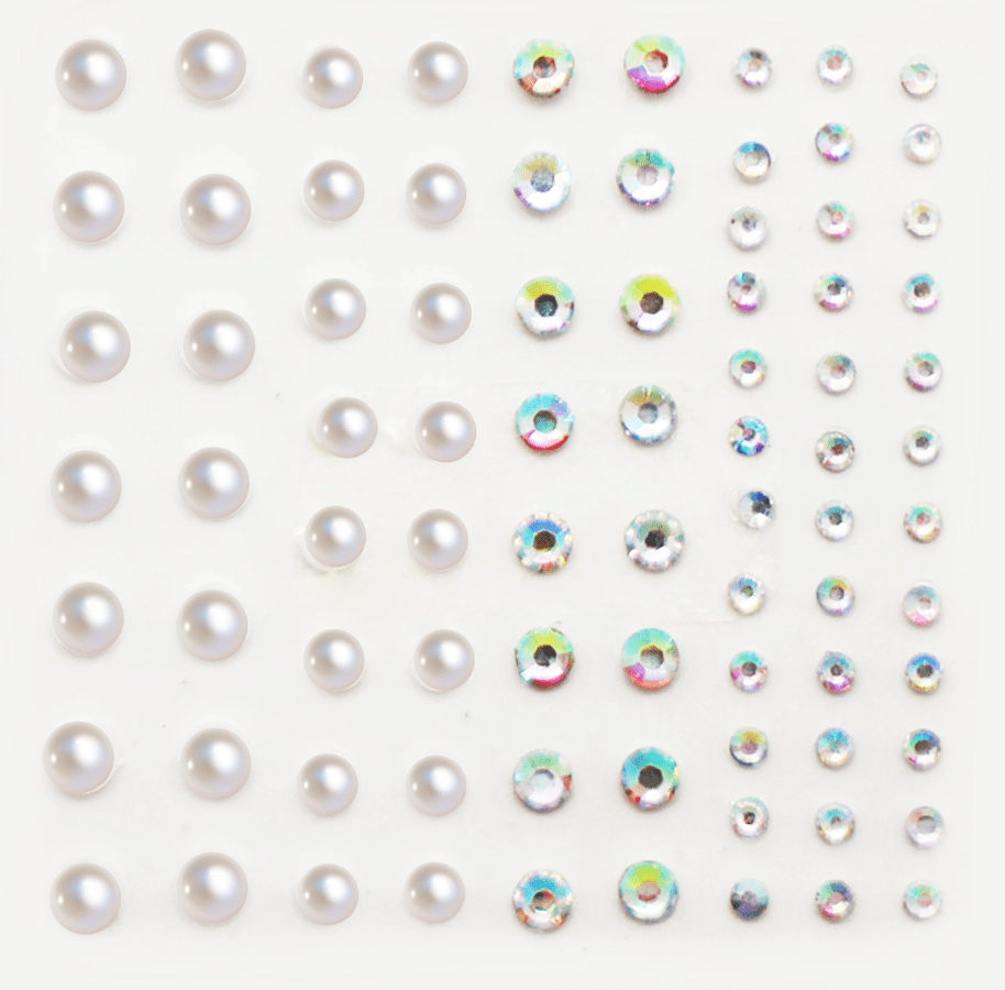 Pearls & Holographic Jewels - JE7 - MAKEUPMX Distribuidora