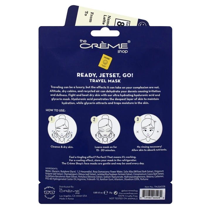 Ready, Jetset, Go! Travel Mask - MAKEUPMX Distribuidora