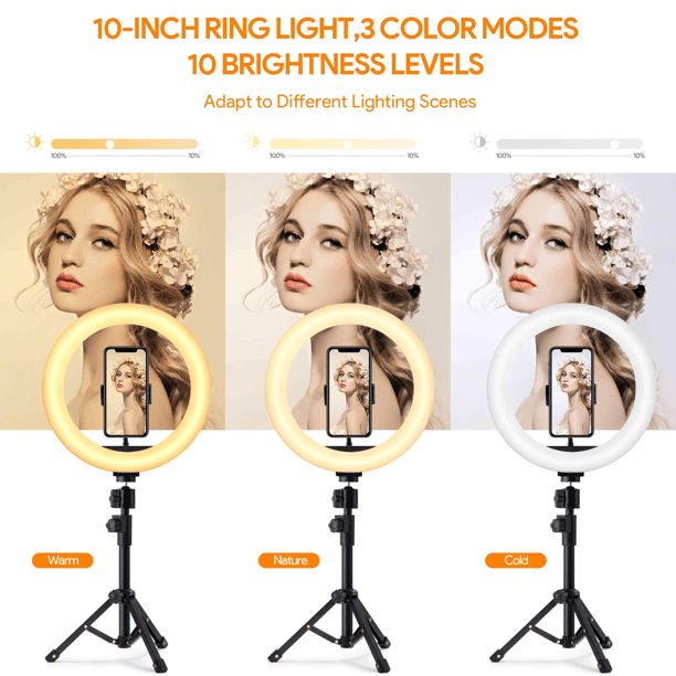 Ring Light With Tripod Stand - MAKEUPMX Distribuidora