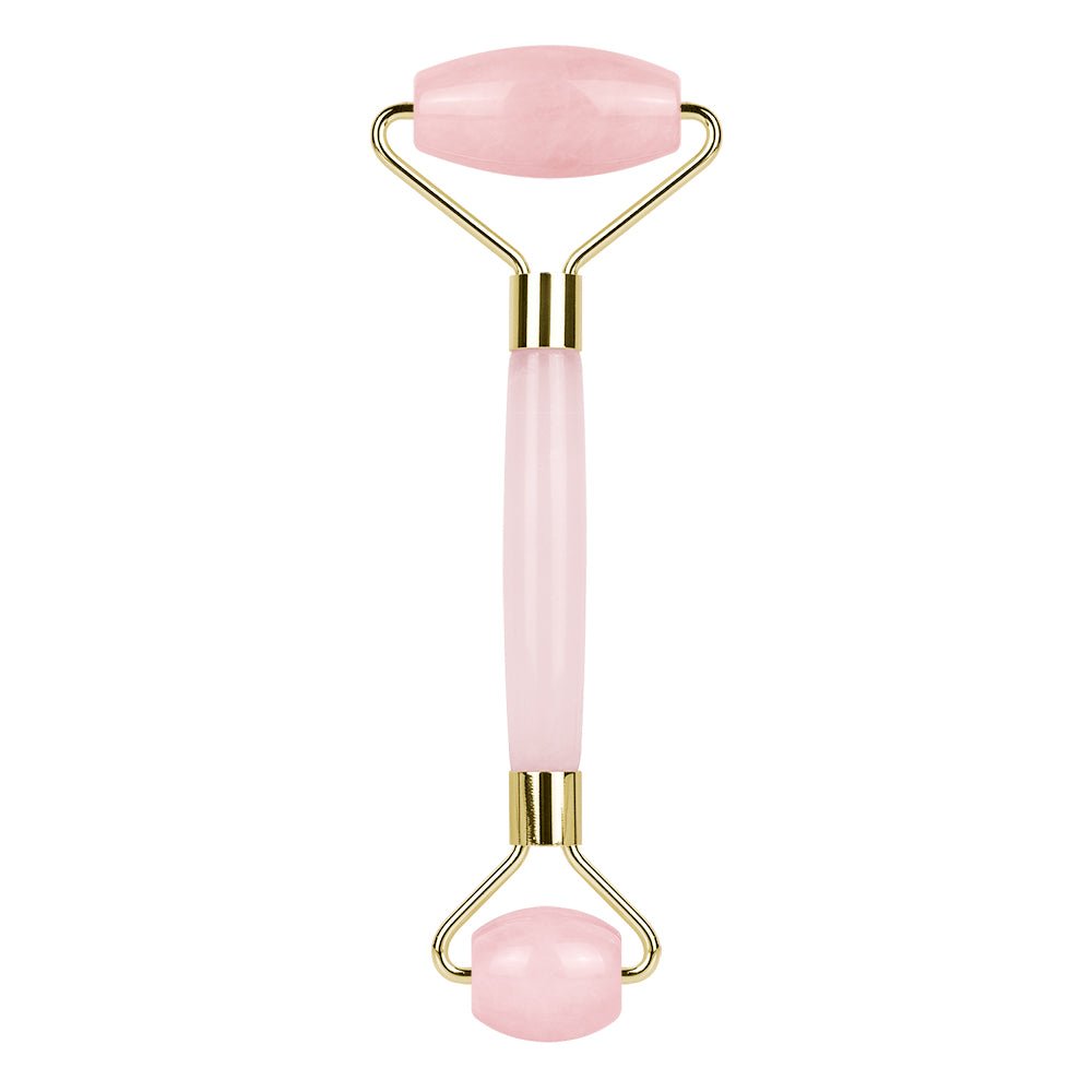 Rose Quartz Facial Roller - MAKEUPMX Distribuidora