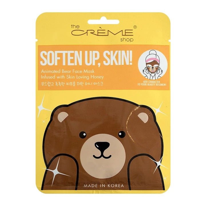 Soften Up, Skin! Bear Face Mask - Skin Loving Honey - MAKEUPMX Distribuidora