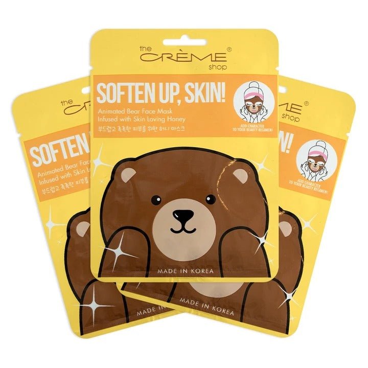 Soften Up, Skin! Bear Face Mask - Skin Loving Honey - MAKEUPMX Distribuidora