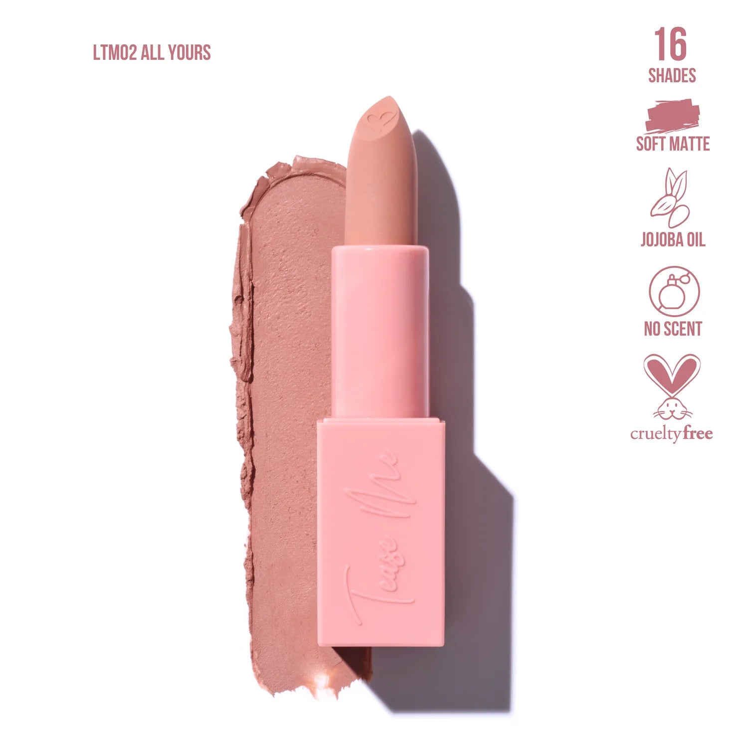 Tease Me Vol.2 Lipsticks - MAKEUPMX Distribuidora