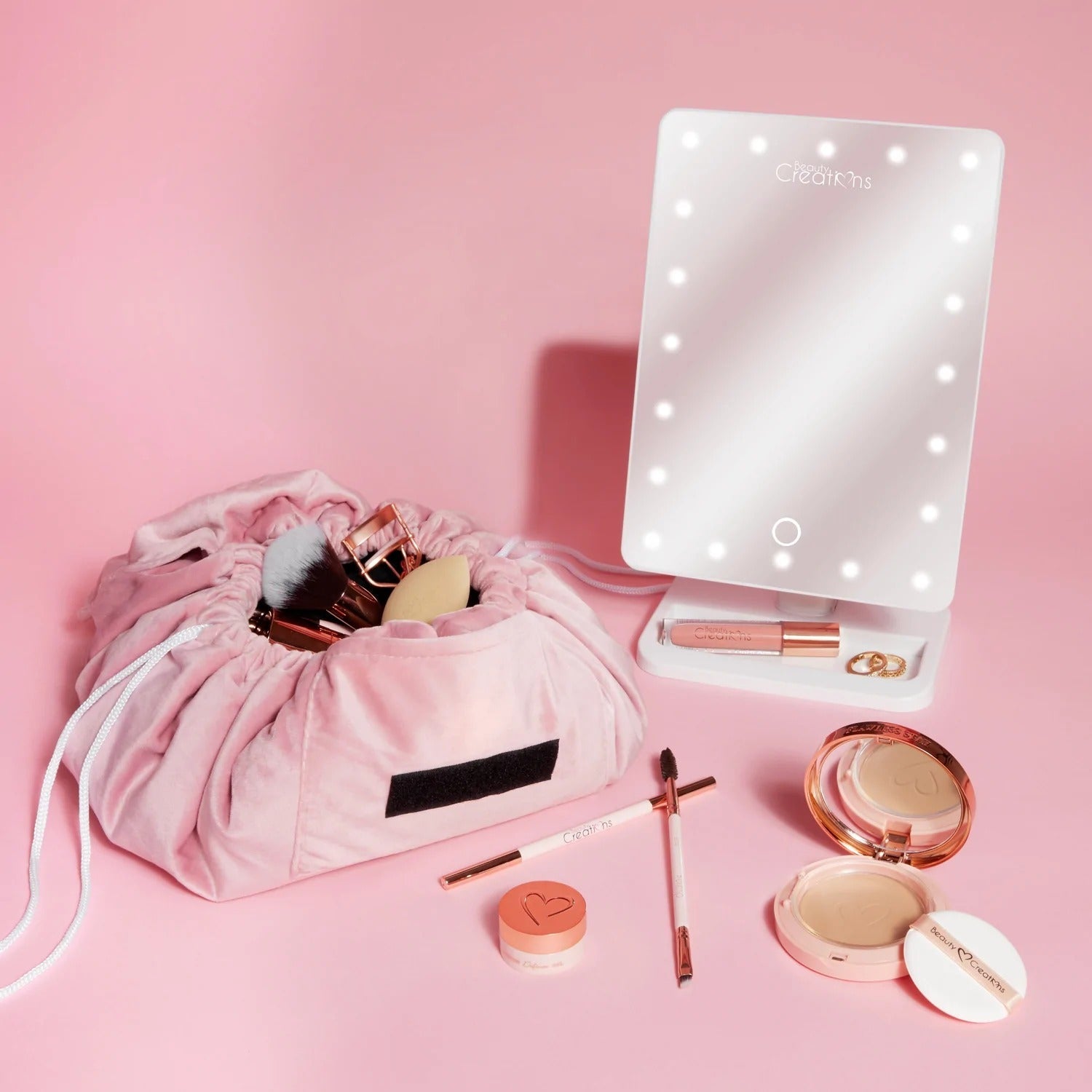 Velvet Makeup Bag - MAKEUPMX Distribuidora